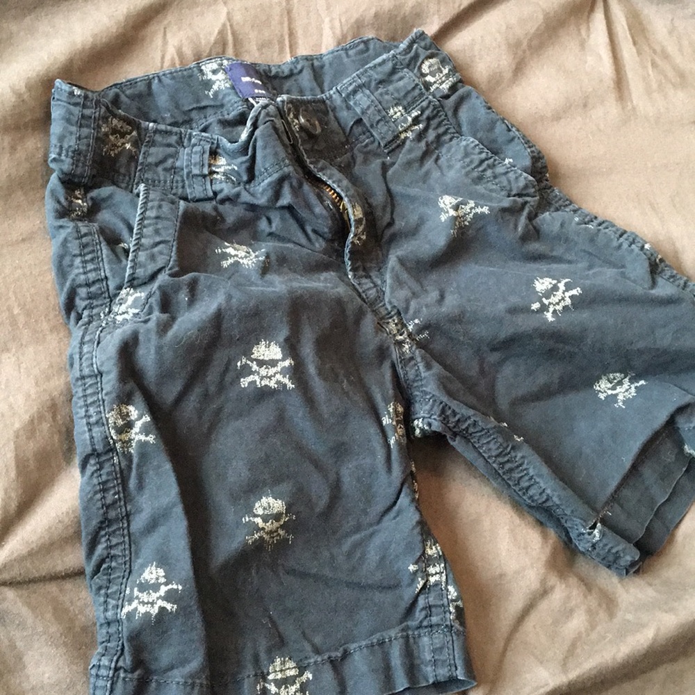 Boys Gap Black Skull Shorts 3T